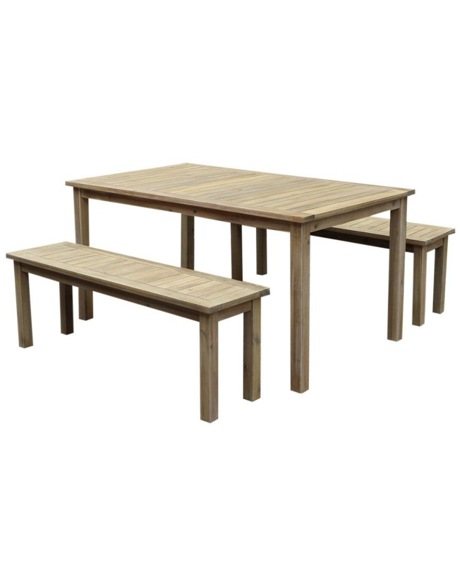 Dining Sets * | Pangea Home Agua 3Pc Dining Set Dining Sets