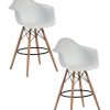 Dining Chairs & Stools * | Pangea Set Of 2 Daphney Bar Stools Home Dining Chairs & Stools