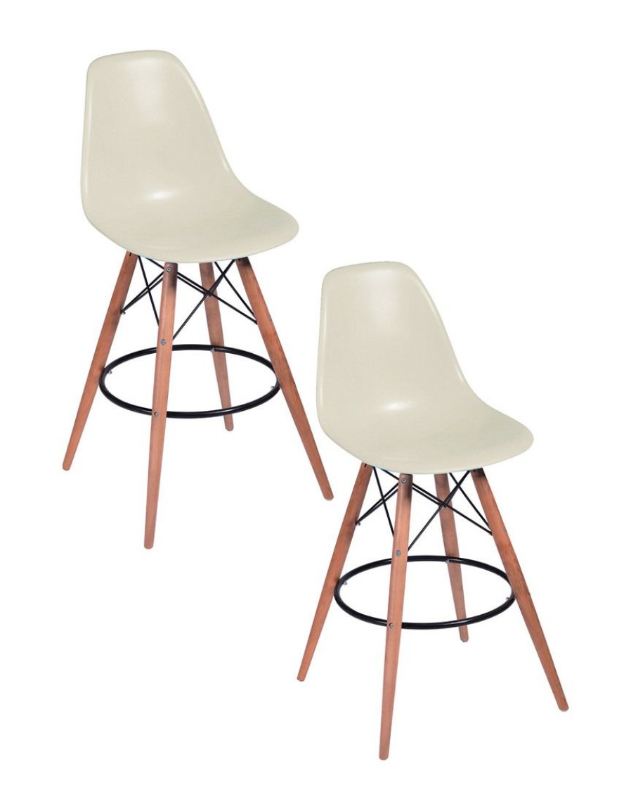 Dining Chairs & Stools * | Pangea Set Of 2 Della Bar Stools Home Dining Chairs & Stools