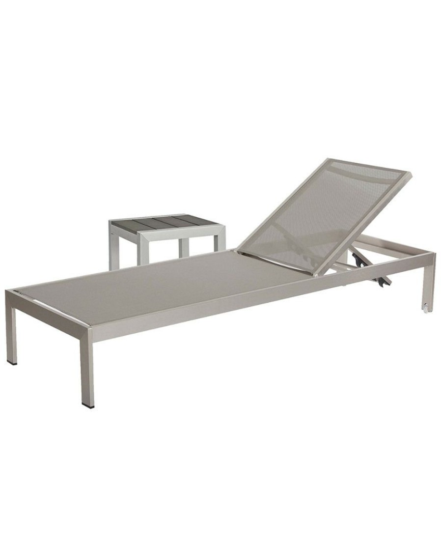 Seating * | Pangea Home Sally Lounger & Side Table Seating