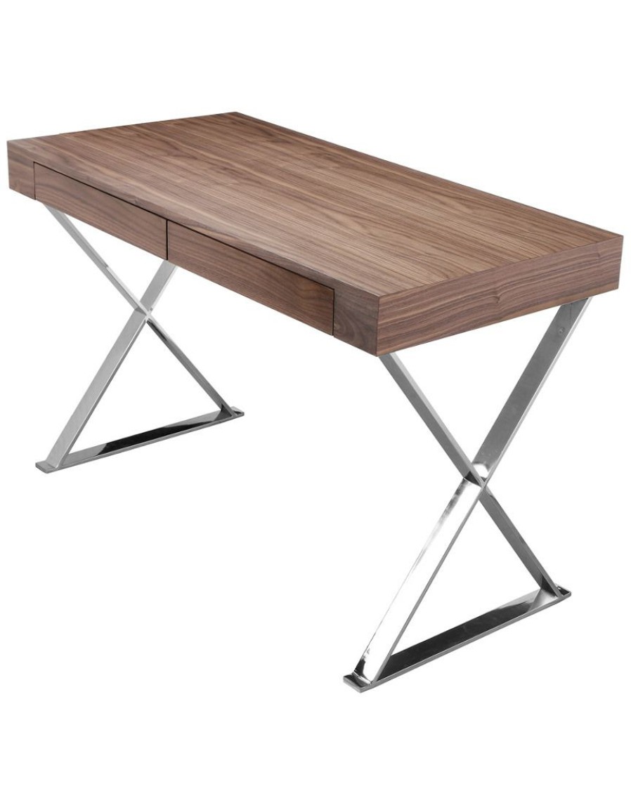 Desks & Storage * | Pangea X-Leg Desk Home Desks & Storage