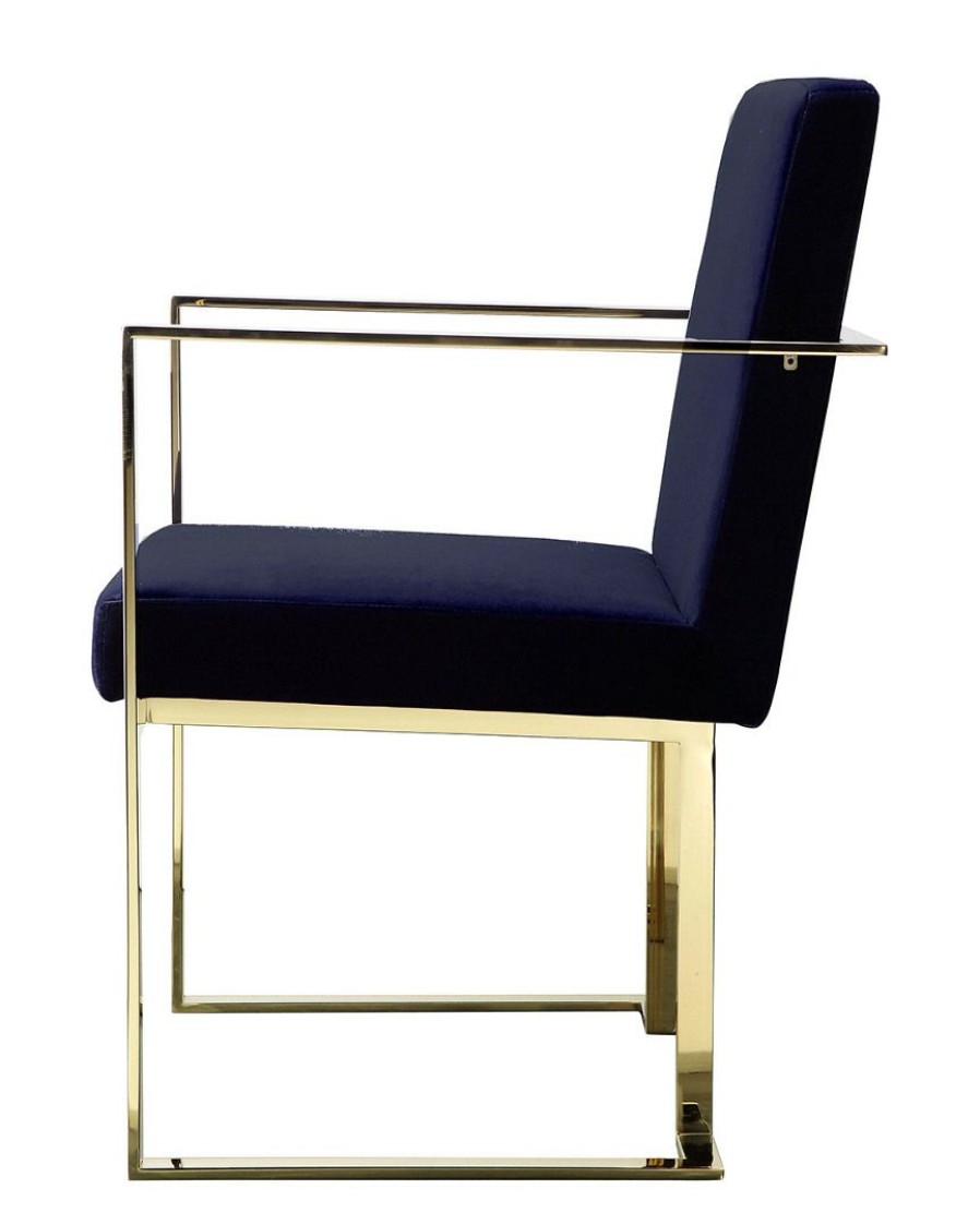 Dining Chairs & Stools * | Pangea Gold Dexter Arm Chair Home Dining Chairs & Stools