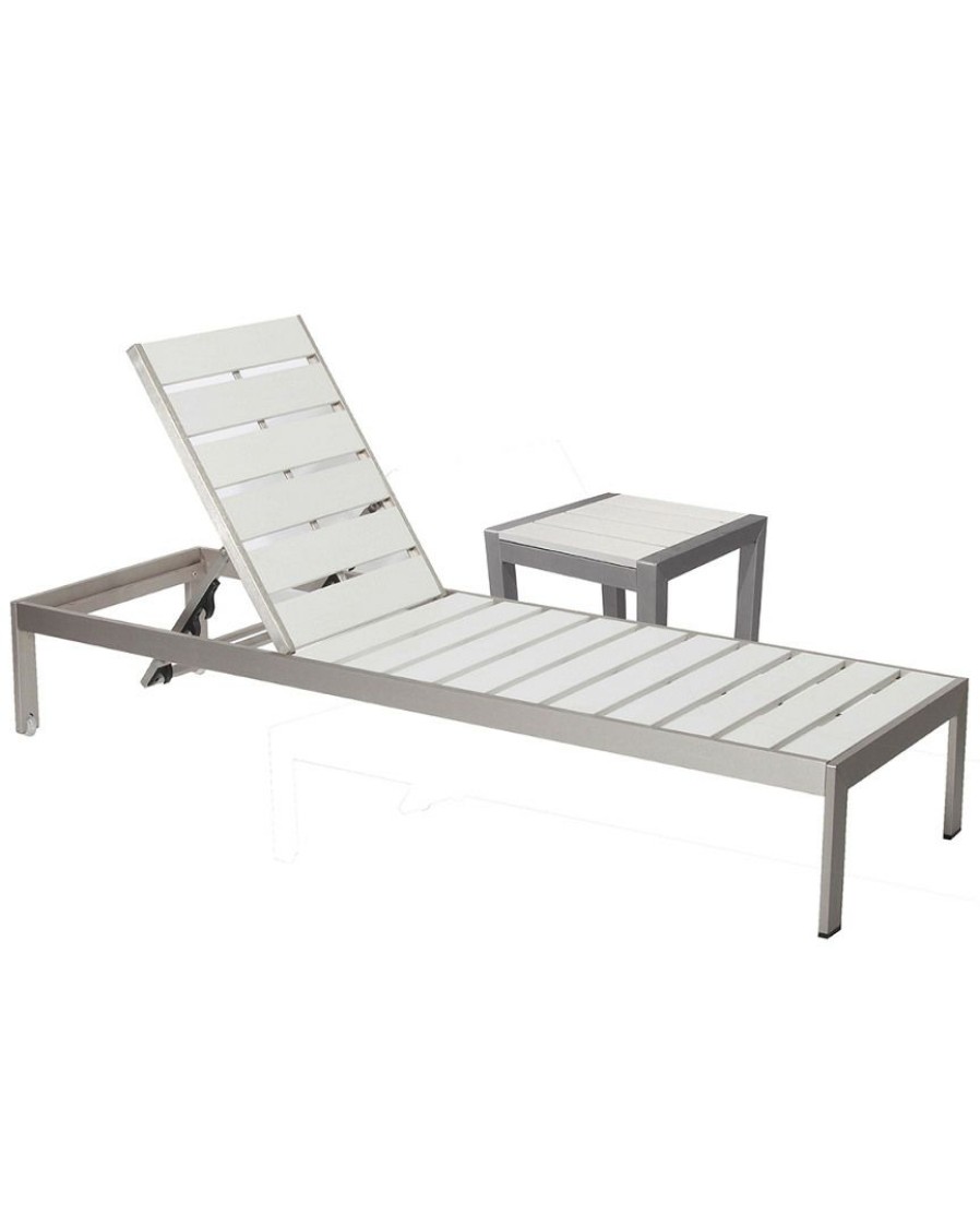 Seating * | Pangea Home Indoor/Outdoor Joseph Lounger & Side Tables Seating