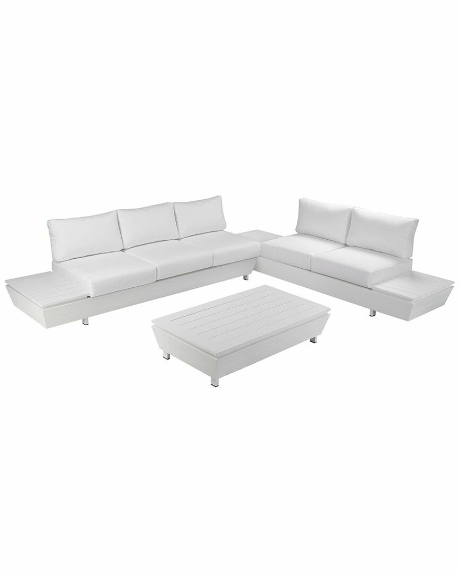 Dining Sets * | Pangea Home Indoor/Outdoor Yacht 3Pc Sectional Dining Sets