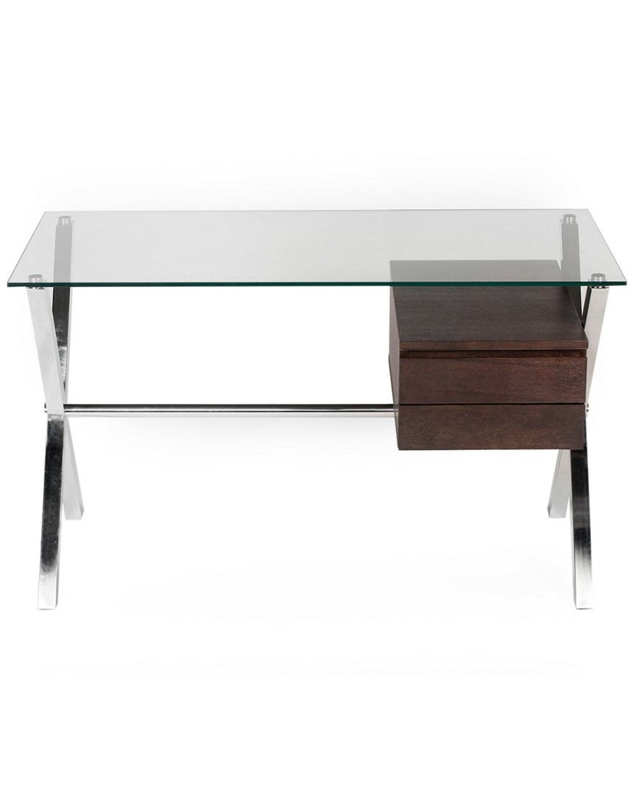 Desks & Storage * | Pangea 1 Compartment Beverli Desk Home Desks & Storage