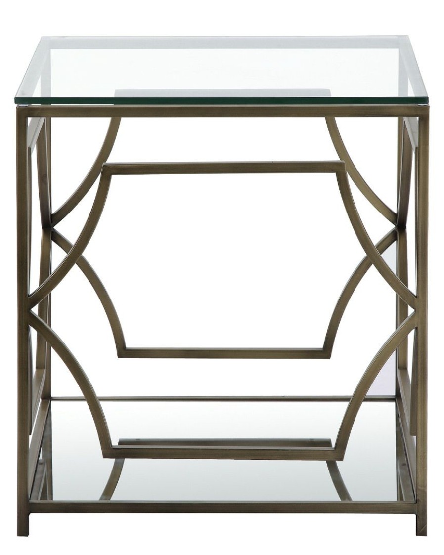 End & Side Tables * | Pangea Edward Table Home End & Side Tables