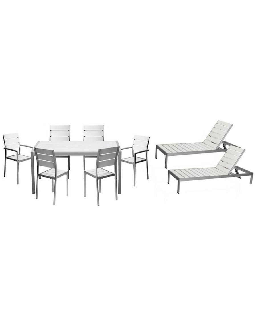 Dining Sets * | Pangea Roy 9Pc Patio Set Home Dining Sets