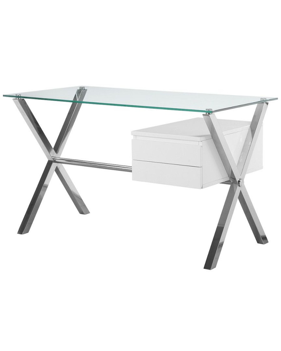 Desks & Storage * | Pangea 1 Compartment Beverli Desk Home Desks & Storage