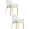 Dining Chairs & Stools * | Pangea Set Of 2 Hudson Diamond Tufted Chairs Home Dining Chairs & Stools