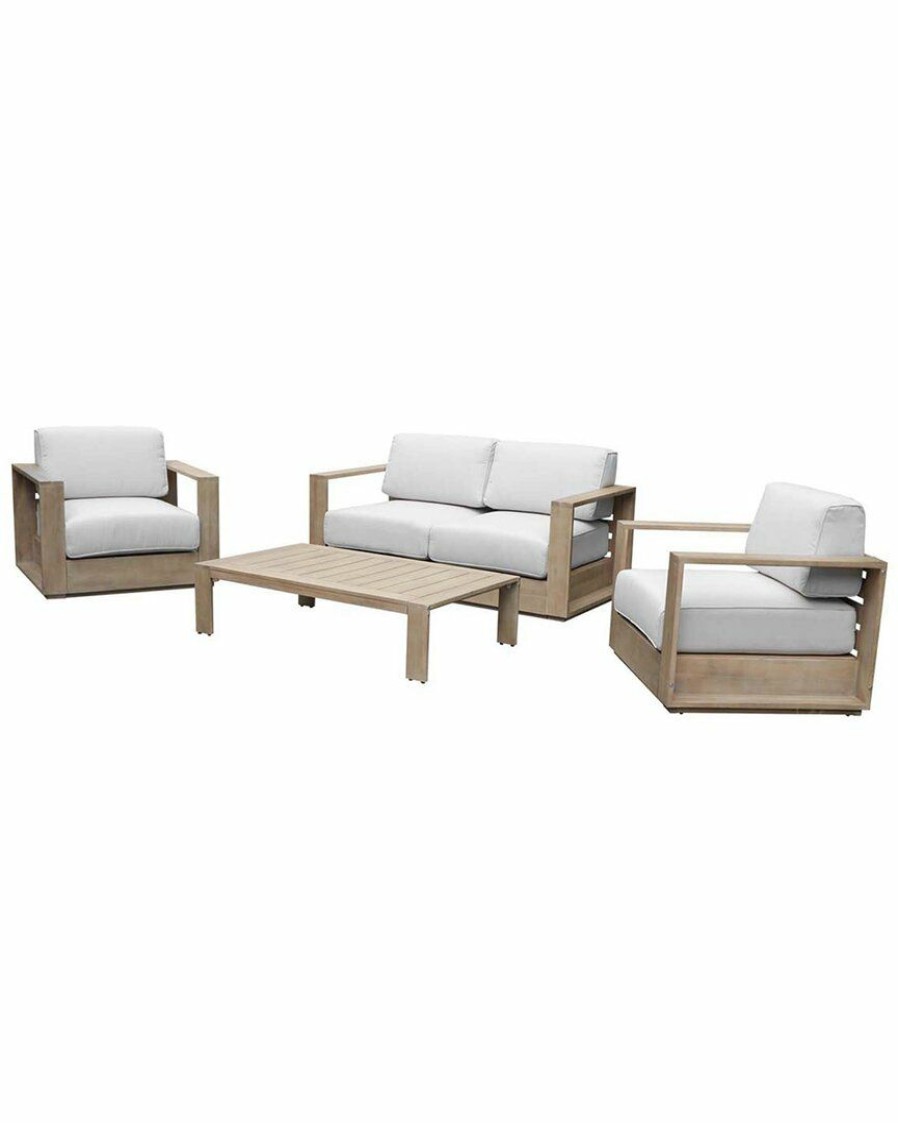 Seating * | Pangea Home Indoor/Outdoor Harbor 4Pc Sofa Set Seating