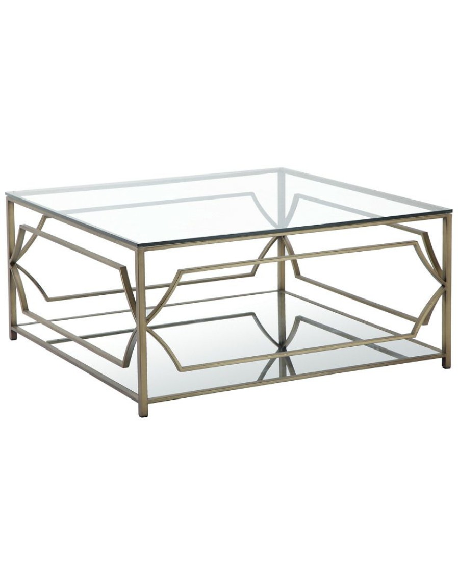 Coffee Tables * | Pangea Edward Glass Console Table Home Coffee Tables