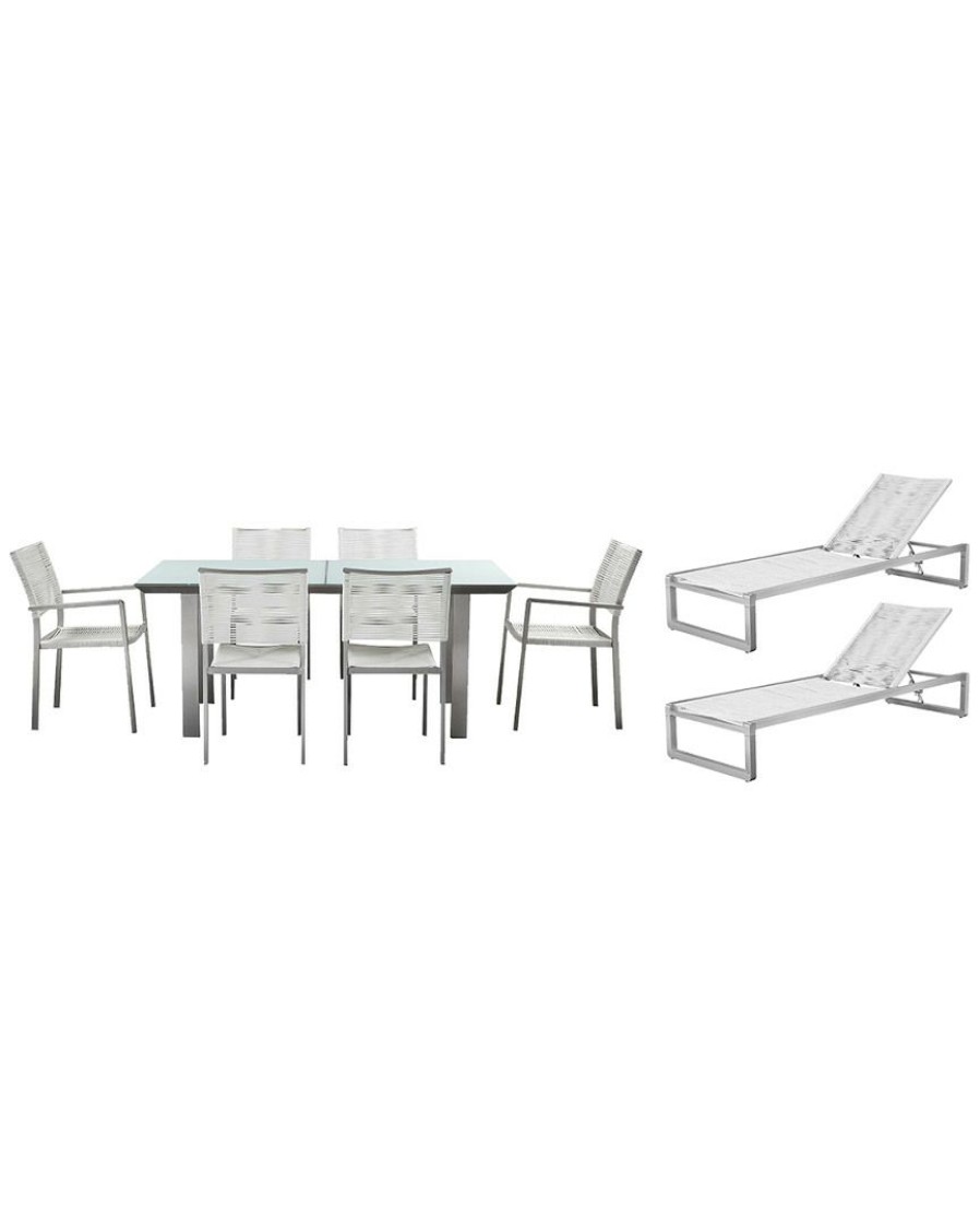 Dining Sets * | Pangea Home Bella 9Pc Patio Set Dining Sets