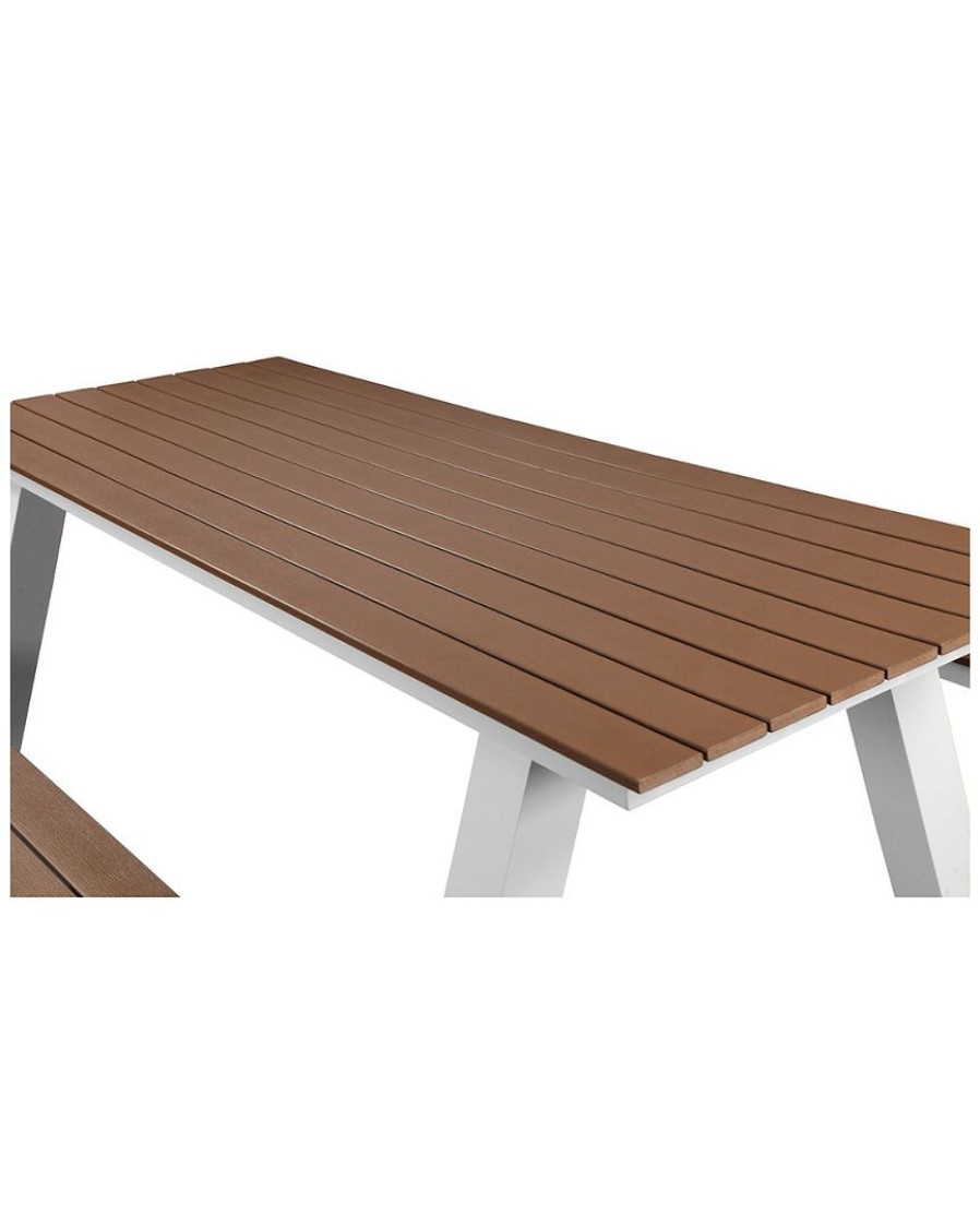 Outdoor Tables * | Pangea Lukas Outdoor Picnic Table Home Outdoor Tables