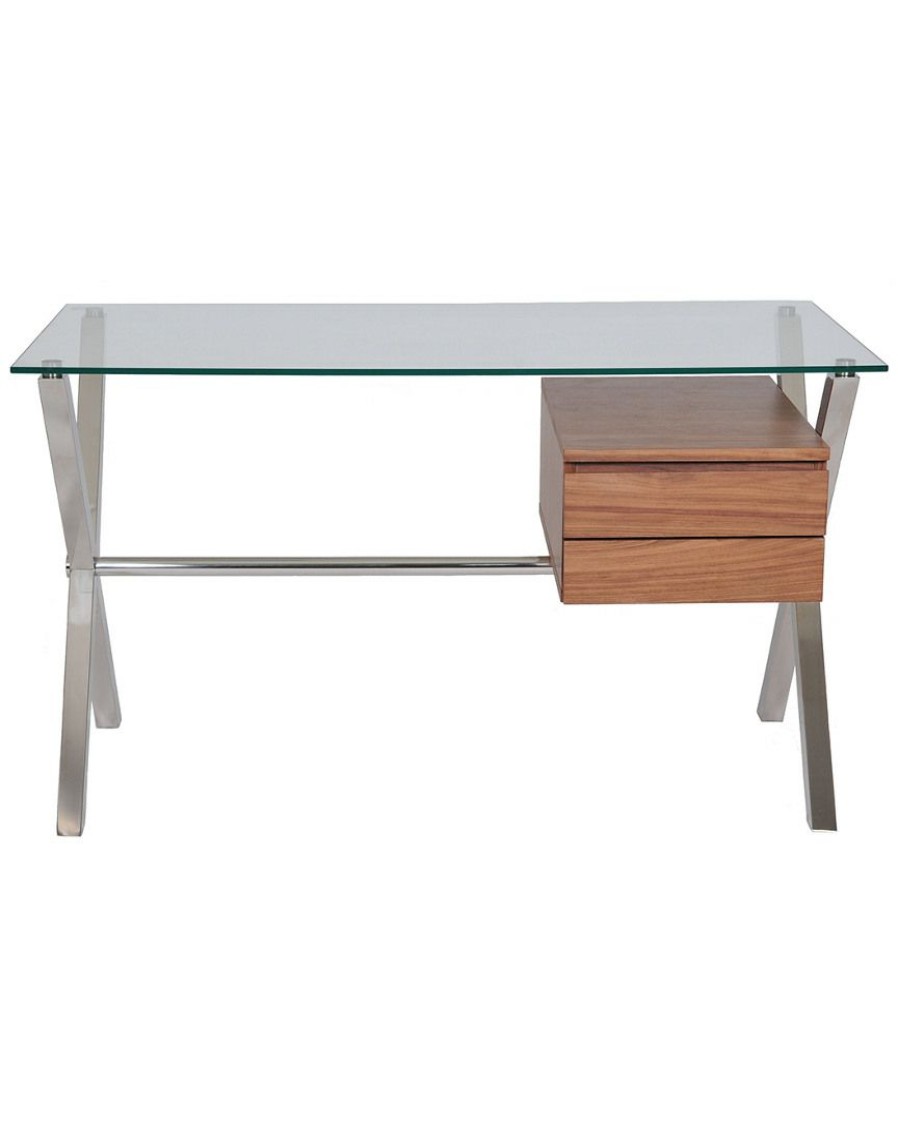 Desks & Storage * | Pangea 1 Compartment Beverli Desk Home Desks & Storage