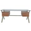 Desks & Storage * | Pangea 2 Compartment Beverli Desk Home Desks & Storage