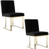 Dining Chairs & Stools * | Pangea Set Of 2 Gold Dexter Side Chairs Home Dining Chairs & Stools