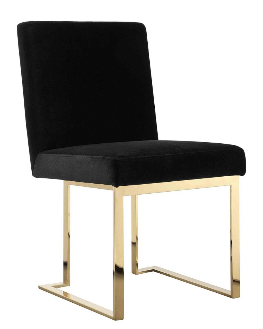 Dining Chairs & Stools * | Pangea Set Of 2 Gold Dexter Side Chairs Home Dining Chairs & Stools