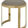 Dining Chairs & Stools * | Pangea Gold Frame Orion Stool Home Dining Chairs & Stools