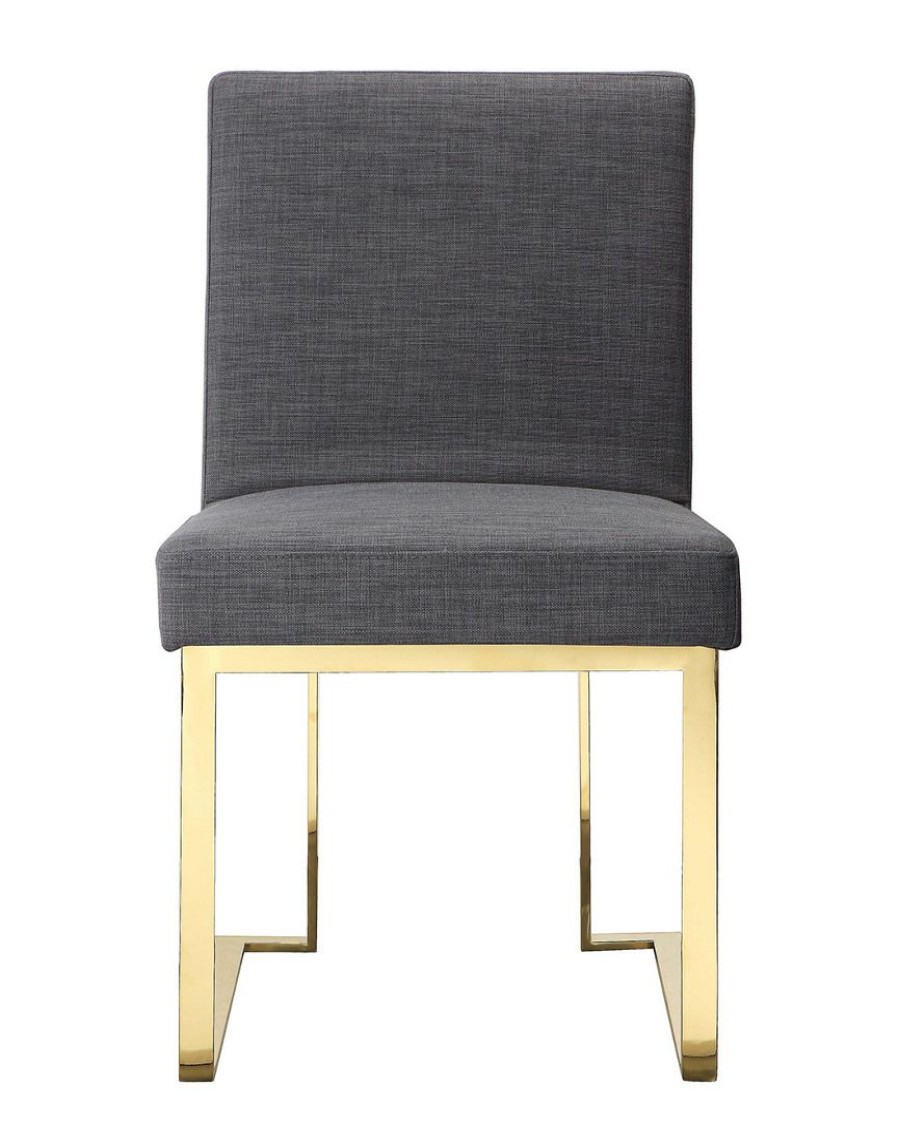 Dining Chairs & Stools * | Pangea Set Of 2 Gold Dexter Side Chairs Home Dining Chairs & Stools