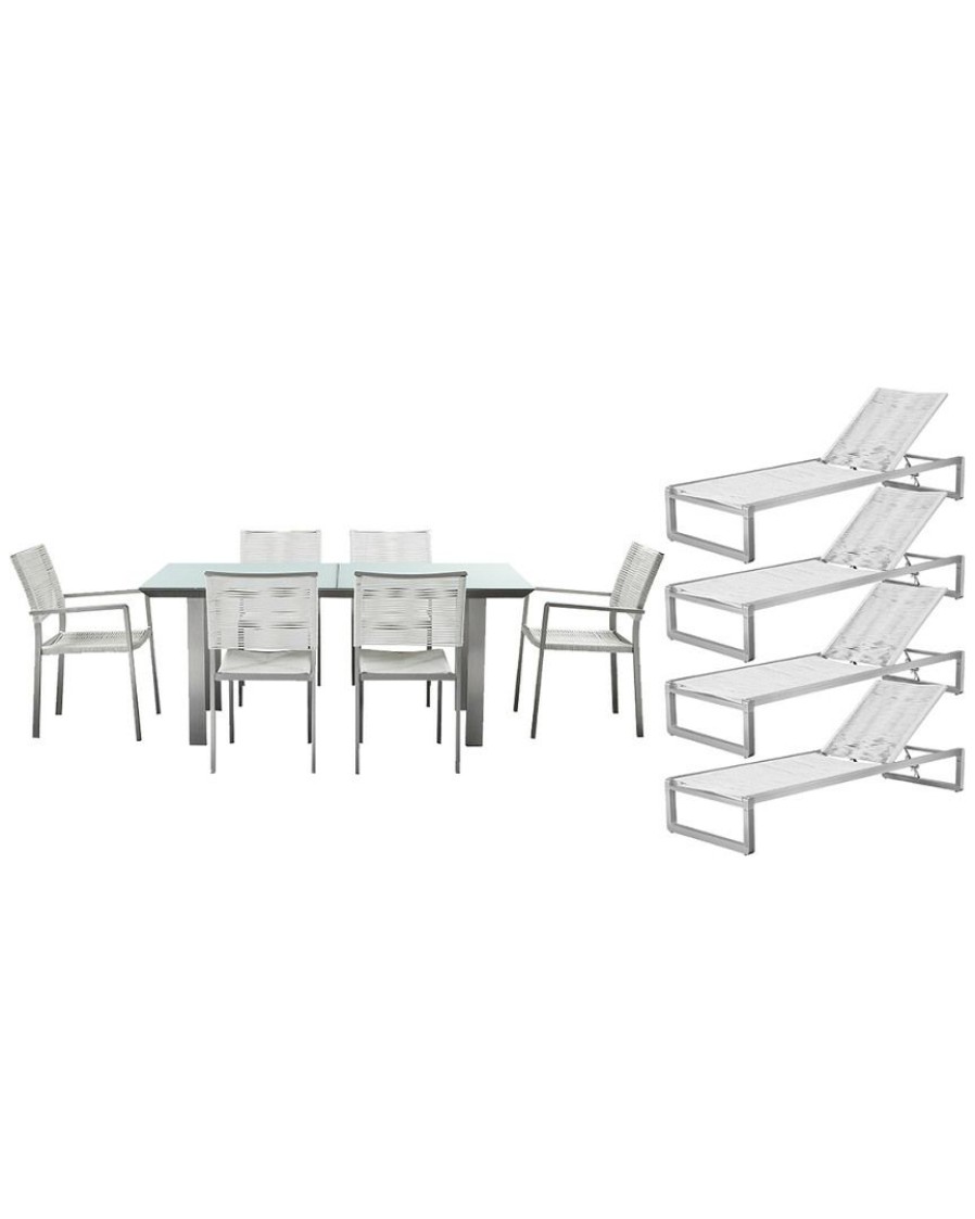 Dining Sets * | Pangea Home Bella 11Pc Patio Set Dining Sets