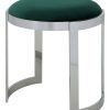 Dining Chairs & Stools * | Pangea Silver Frame Orion Stool Home Dining Chairs & Stools