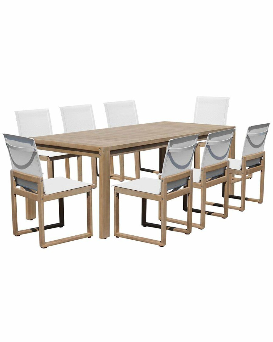 Dining Sets * | Pangea Home Indoor/Outdoor Vick 9Pc Dinng Set Dining Sets