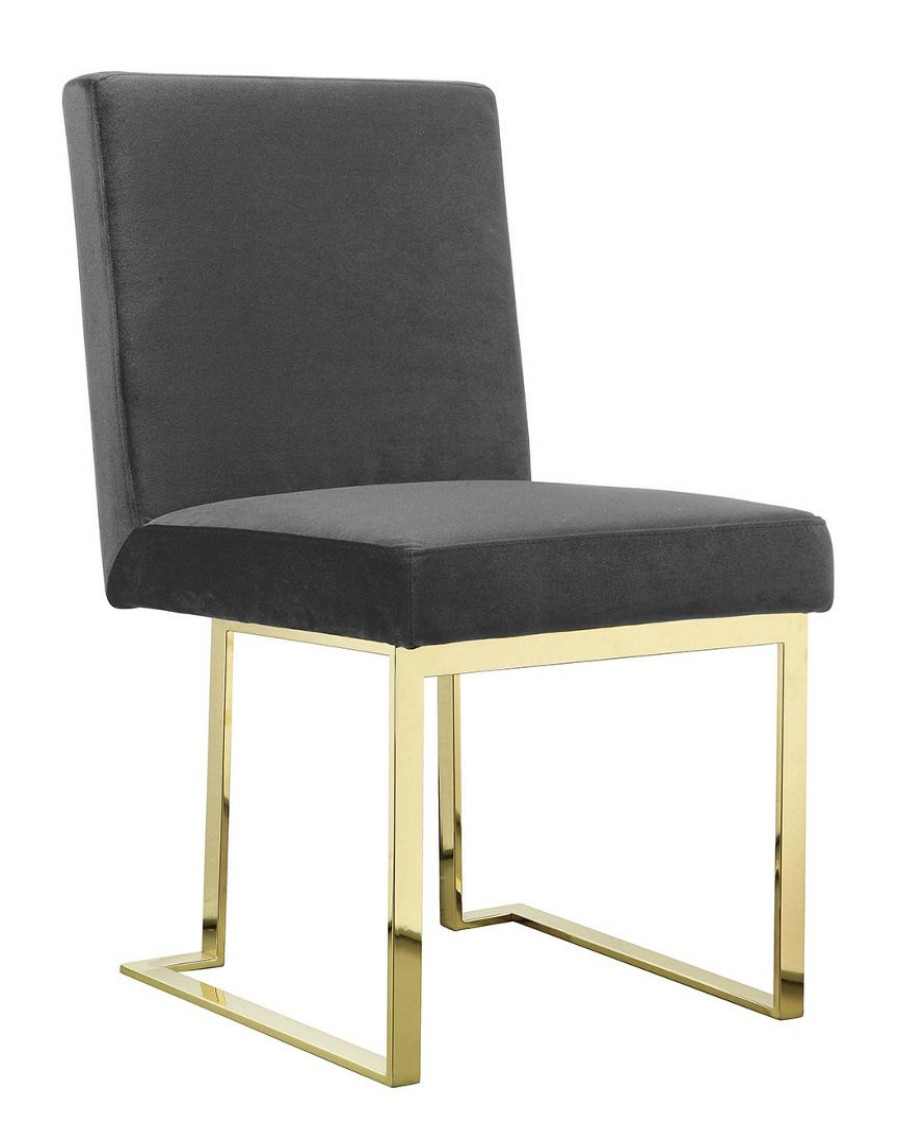 Dining Chairs & Stools * | Pangea Set Of 2 Gold Dexter Side Chairs Home Dining Chairs & Stools